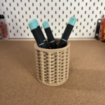 lapicero 3d con textura tejida govaju 3d